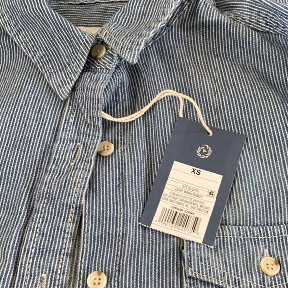 Universal thread striped long sleeve labette denim - Picture 3 of 7